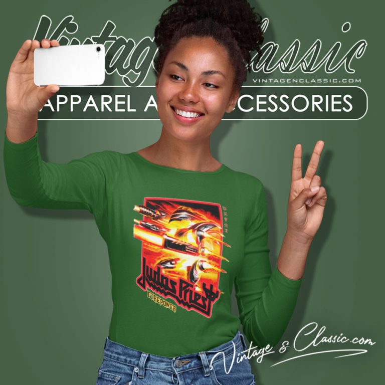Judas Priest Firepower Figures Long Sleeve Tee Judas Priest Firepower Figures Long Sleeve Tee
