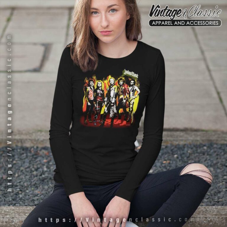 Judas Priest Fuel For Life Long Sleeve Tee Judas Priest Fuel For Life Long Sleeve Tee