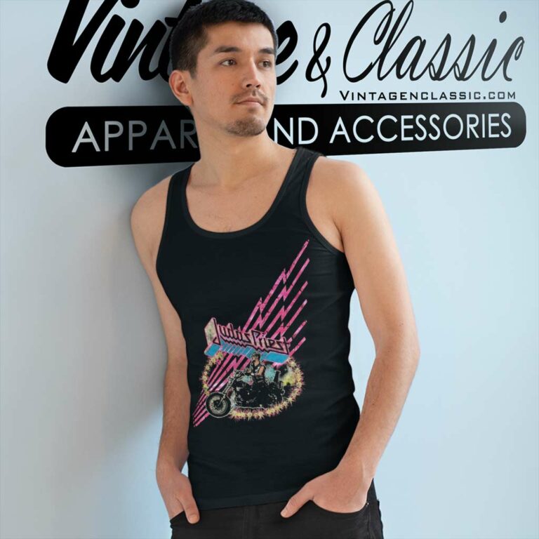 Judas Priest Halford Motorcycle Tank Top Racerback Judas Priest Halford Motorcycle Tank Top Racerback