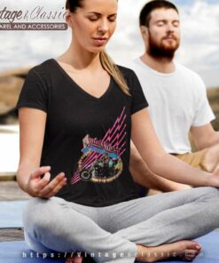 Judas Priest Halford Motorcycle V Neck TShirt