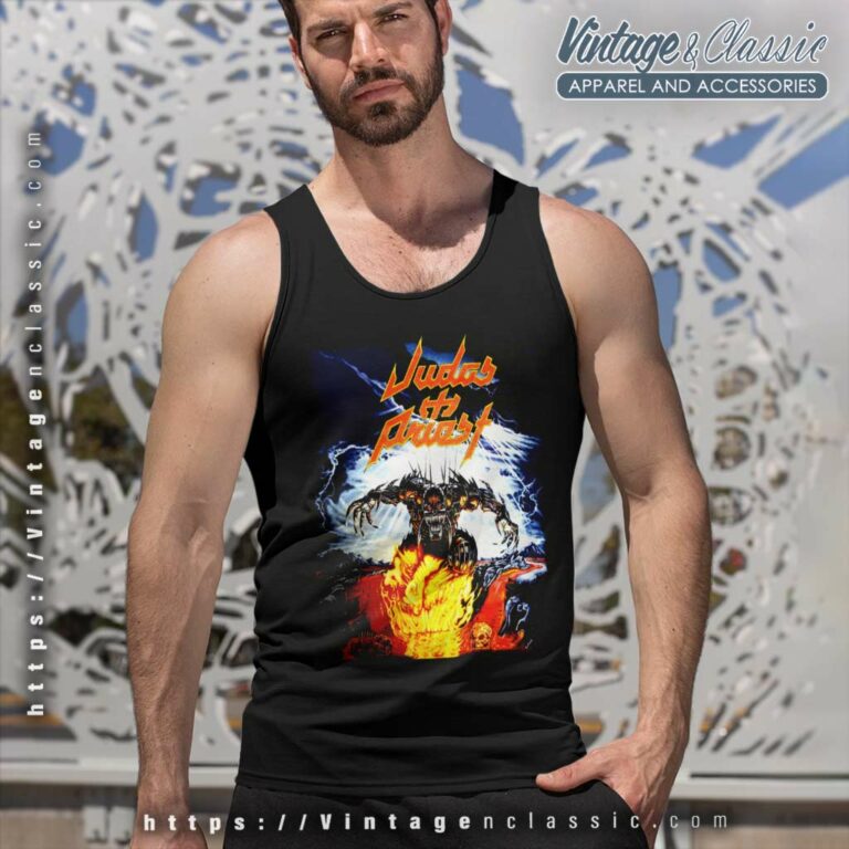 Judas Priest Jugulator Tour Tank Top Racerback Judas Priest Jugulator Tour Tank Top Racerback