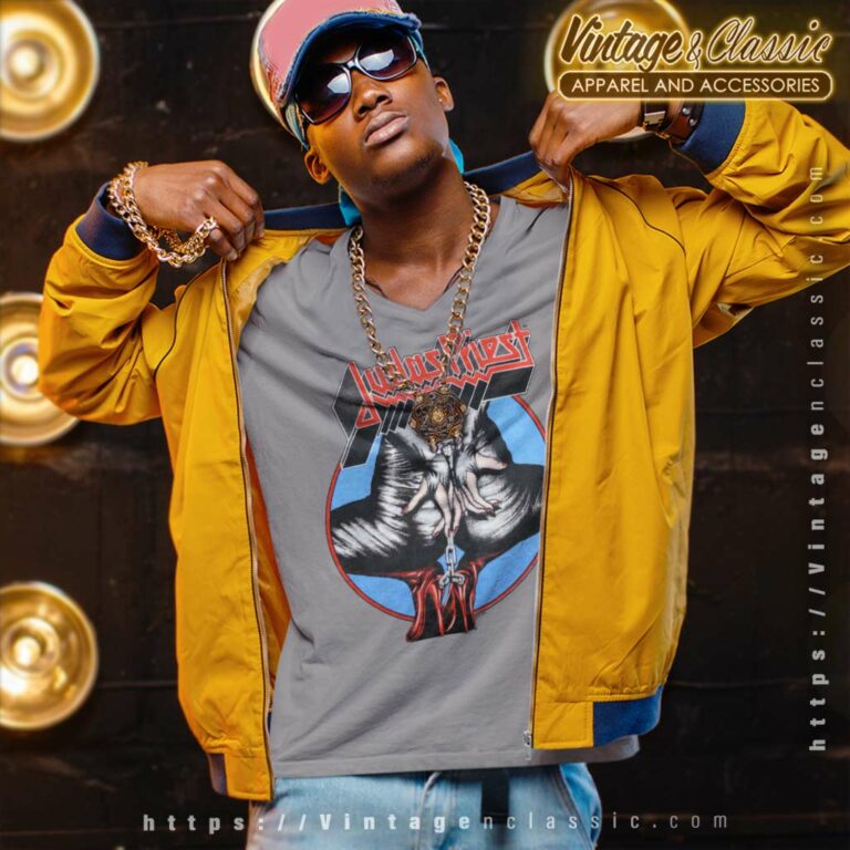 Judas Priest Keep The Faith V Neck TShirt Judas Priest Keep The Faith V Neck TShirt