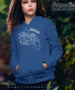 Judas Priest Pain Killer Wireframe Hoodie