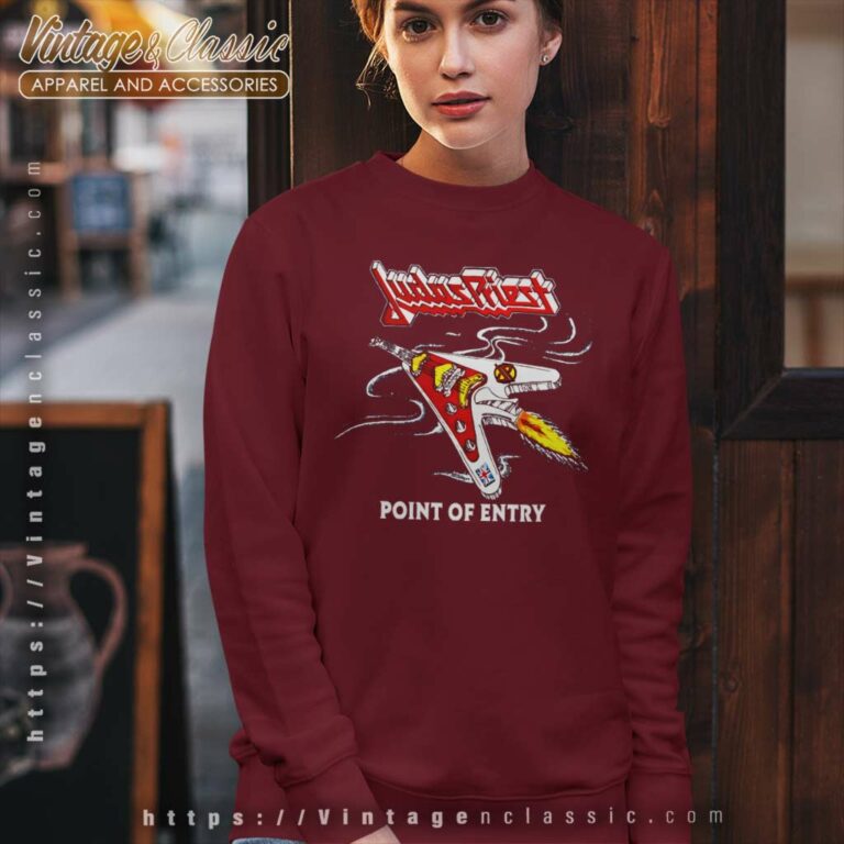 Judas Priest Point Of Entry Sweatshirt Judas Priest Point Of Entry Sweatshirt