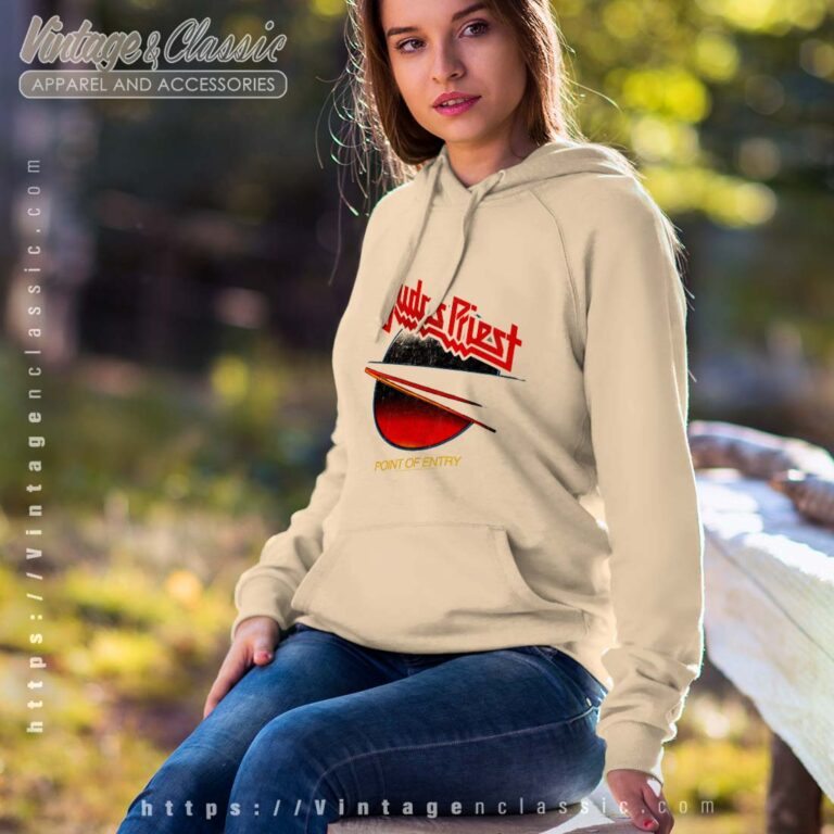 Judas Priest Point Of Entry Women Hoodie Judas Priest Point Of Entry Women Hoodie