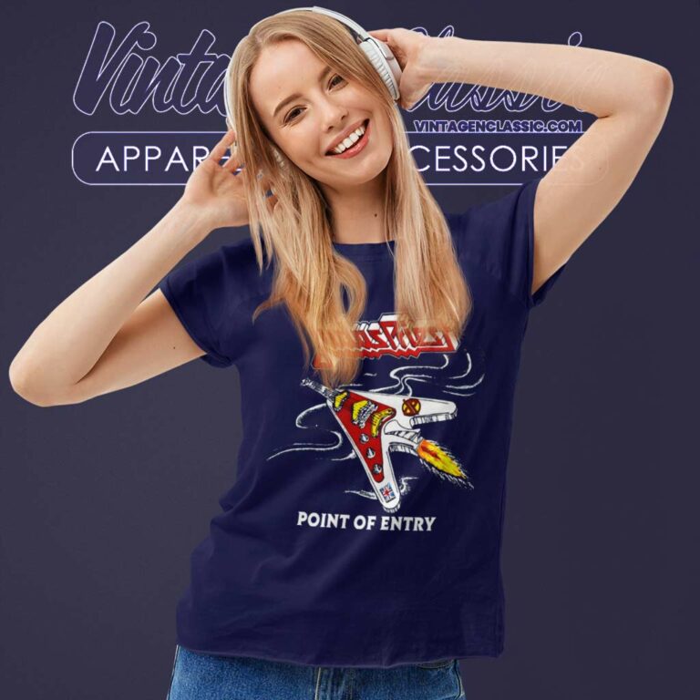 Judas Priest Point Of Entry Women TShirt Judas Priest Point Of Entry Women TShirt