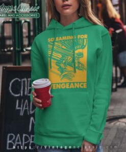 Judas Priest Screaming For Vengeance Gold Square Hoodie