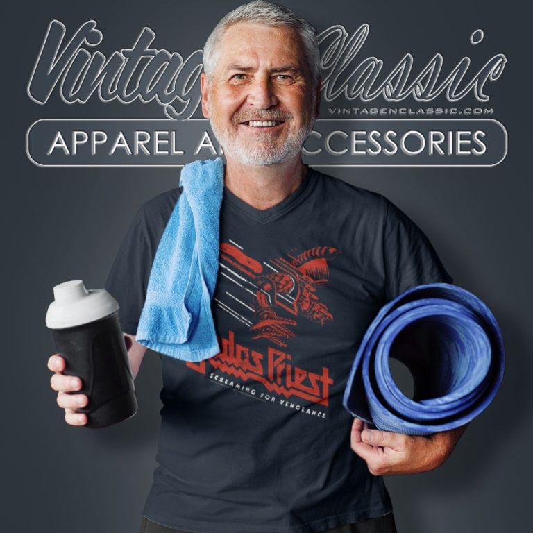 Judas Priest Screaming For Vengeance V Neck TShirt Judas Priest Screaming For Vengeance V Neck TShirt