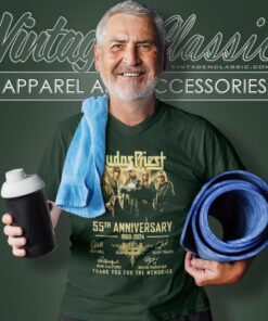 Judas Priest Shirt 55th Anniversary 1969 2024 Thank You For The Memories V Neck TShirt