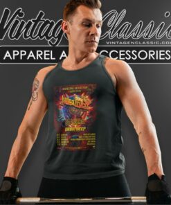 Judas Priest Shirt Announce 2024 Invincible Shield Tour Dates Tank Top Racerback