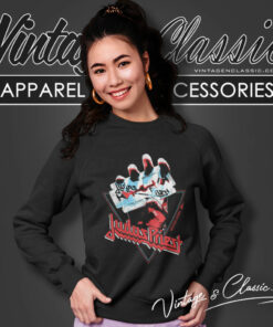 Judas Priest Shirt British Steel Hand Triangle 3 Judas Priest Shirt British Steel Hand Triangle Sweatshirt