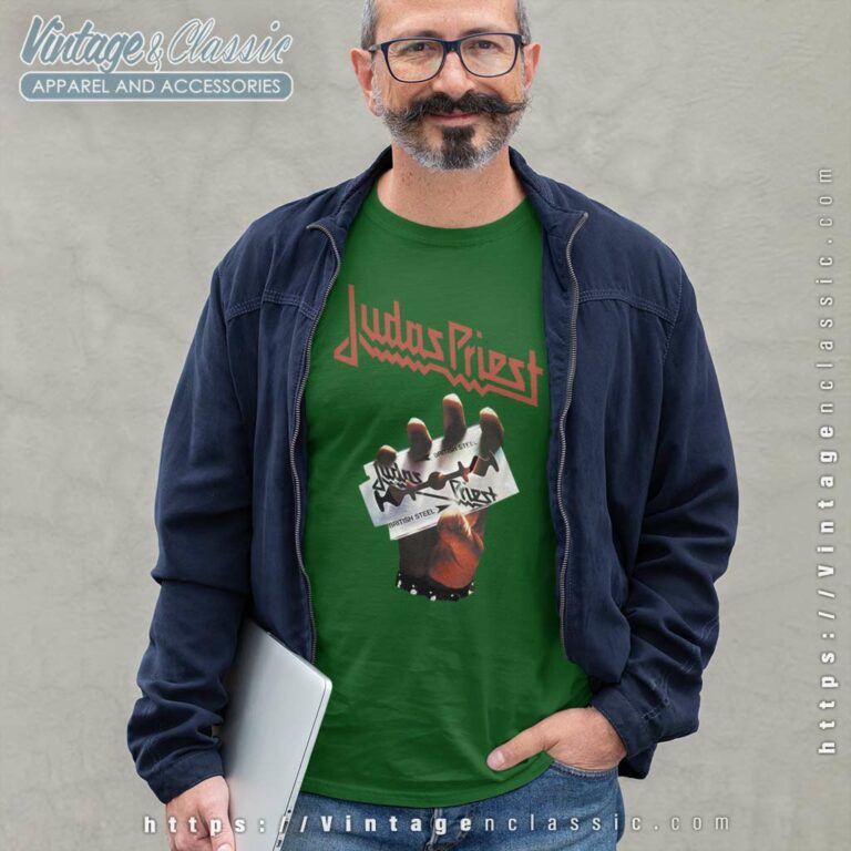 Judas Priest Shirt British Steel Long Sleeve Tee Judas Priest Shirt British Steel Long Sleeve Tee