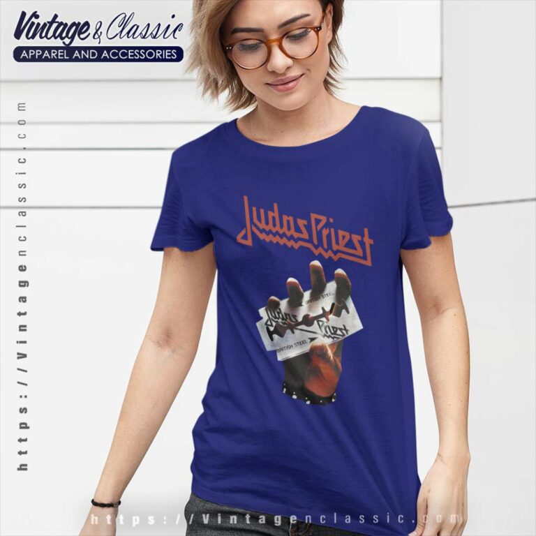Judas Priest Shirt British Steel Women TShirt Judas Priest Shirt British Steel Women TShirt
