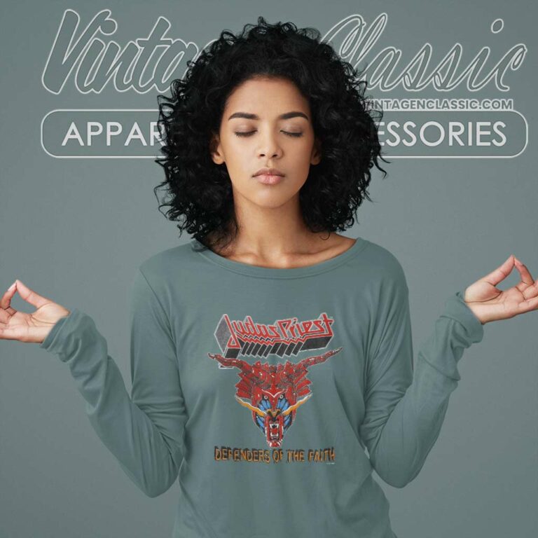 Judas Priest Shirt Defenders Of The Faith Long Sleeve Tee Judas Priest Shirt Defenders Of The Faith Long Sleeve Tee