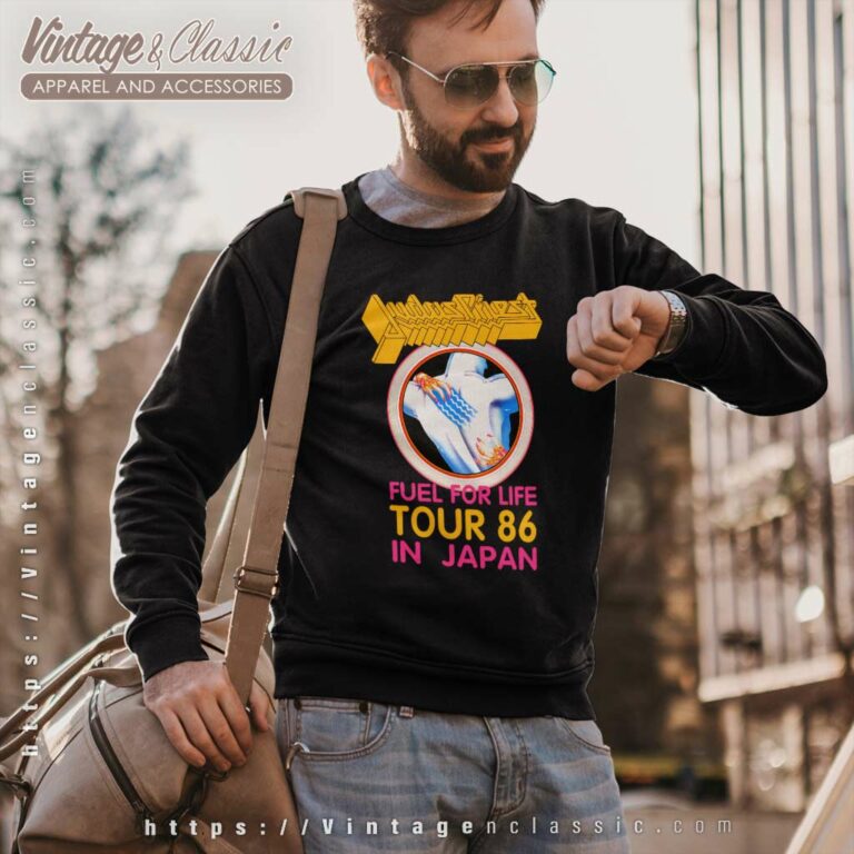 Judas Priest Shirt Fuel For Life Tour 86 Sweatshirt Judas Priest Shirt Fuel For Life Tour 86 Sweatshirt