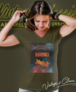 Judas Priest Shirt Graspop Metal Meeting Judas Priest Five Finger Death Punch Friday 21 June 2024 V Neck TShirt