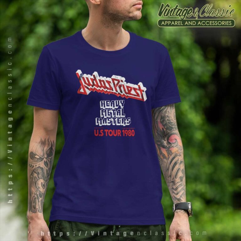 Judas Priest Shirt Masters Us Tour 1980 T Shirt Judas Priest Shirt Masters Us Tour 1980 T Shirt