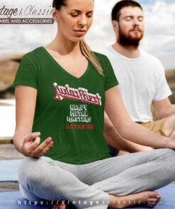 Judas Priest Shirt Masters Us Tour 1980 7 Judas Priest Shirt Masters Us Tour 1980 V Neck TShirt