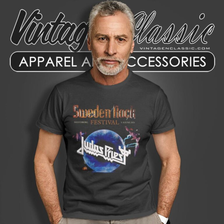 Judas Priest Shirt Sweden Rock Festival Solvesborg Judas Priest 5 8 June 2024 T Shirt Judas Priest Shirt Sweden Rock Festival Solvesborg Judas Priest 5 8 June 2024 T Shirt