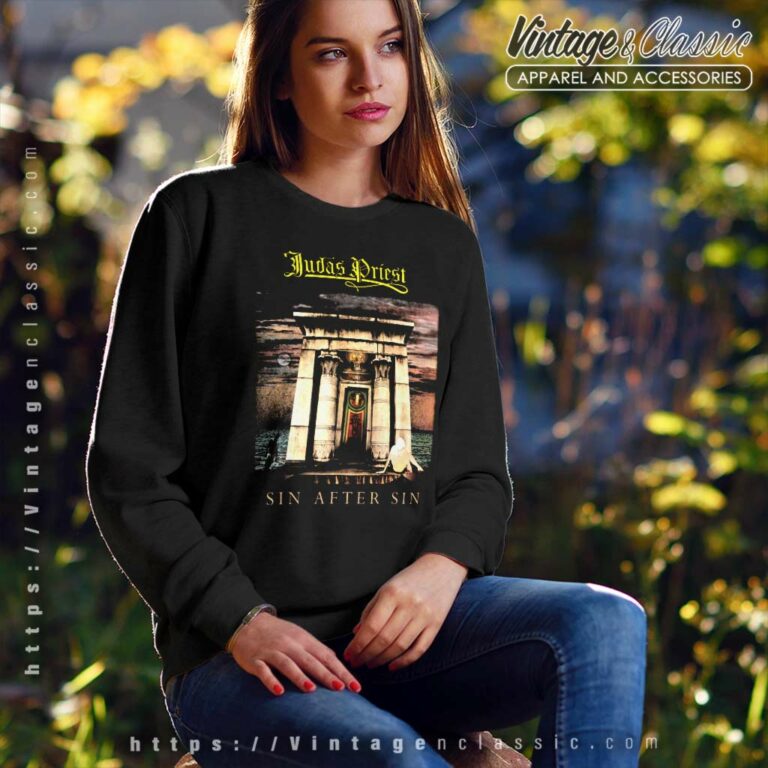 Judas Priest Sin After Sin Sweatshirt Judas Priest Sin After Sin Sweatshirt