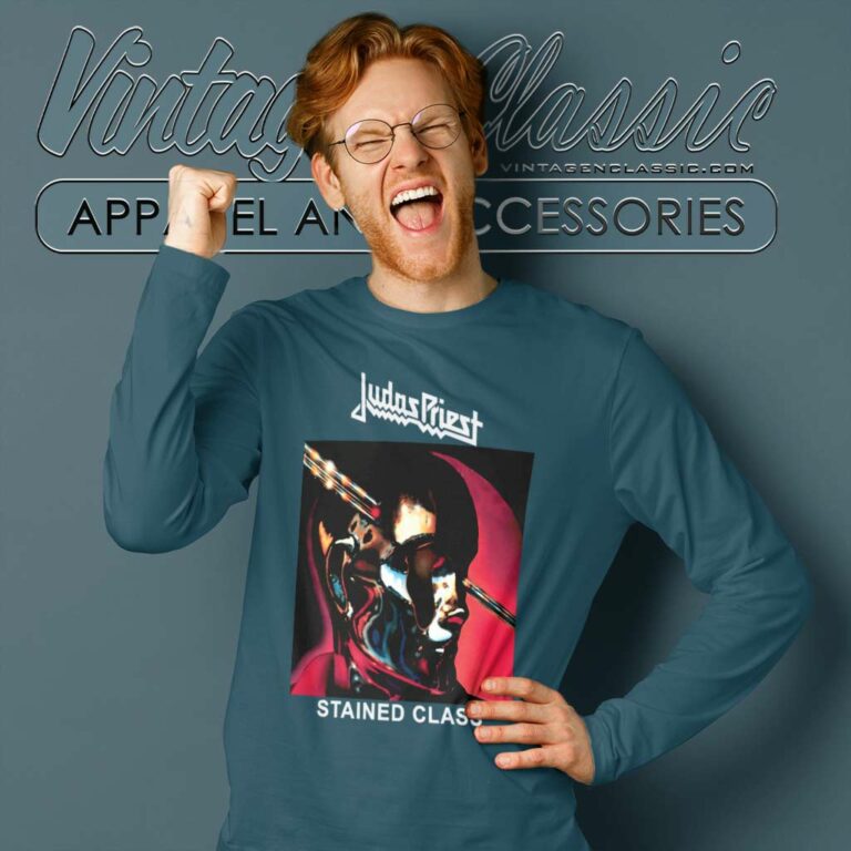 Judas Priest Stained Class Long Sleeve Tee Judas Priest Stained Class Long Sleeve Tee