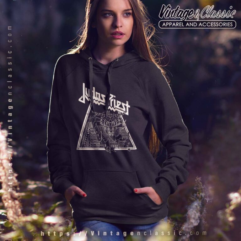 Judas Priest Wireframe Defenders Women Hoodie Judas Priest Wireframe Defenders Women Hoodie