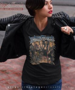 Judas Priest World Tour 1991 V Neck TShirt