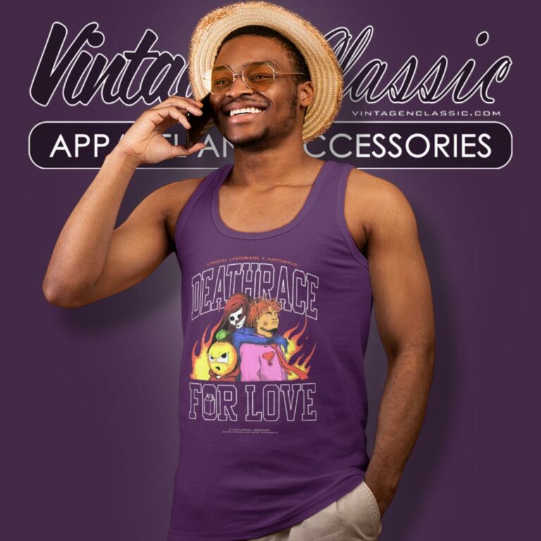 Juice Wrld X Lyrical Lemonade Shirt Death Race For Love Tank Top Racerback Juice Wrld X Lyrical Lemonade Shirt Death Race For Love Tank Top Racerback