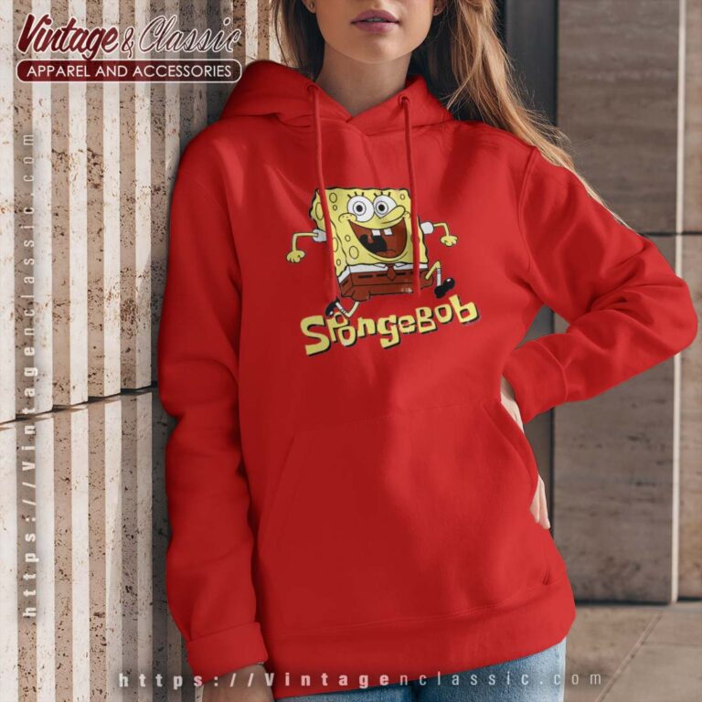 Jumping SpongeBob Squarepants Hoodie Women Jumping SpongeBob Squarepants Hoodie Women