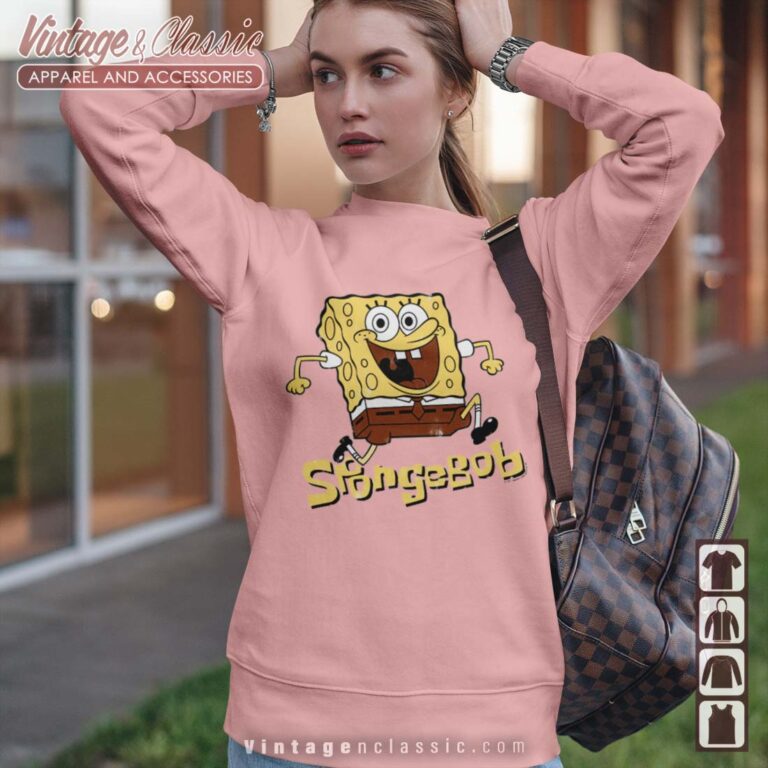 Jumping SpongeBob Squarepants Sweetshirt Jumping SpongeBob Squarepants Sweetshirt