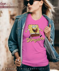 Jumping SpongeBob Squarepants Tshirt Women