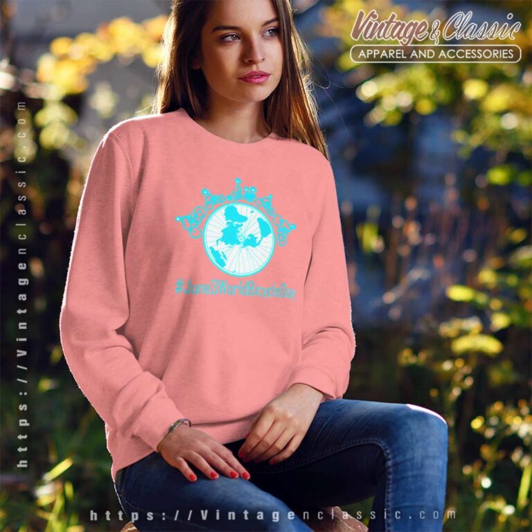 June 3rd World Bicycle Day Sweatshirt June 3rd World Bicycle Day Sweatshirt