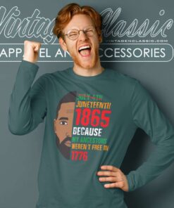 Juneteenth 1865 Freedom Independence Day Long Sleeve Tee