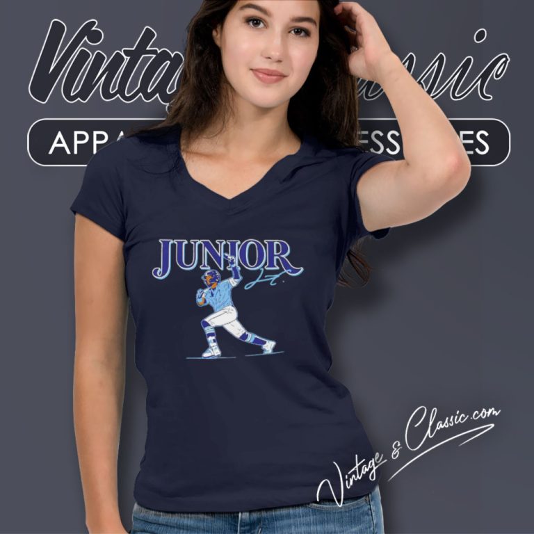 Junior Caminero Swing Tampa Bay Rays Signature V Neck TShirt Junior Caminero Swing Tampa Bay Rays Signature V Neck TShirt