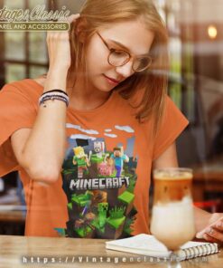 Juniors Minecraft Explore Team Women TShirt