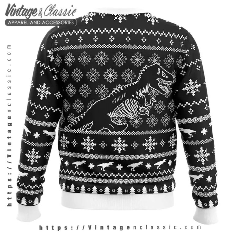 Jurassic Park Xmas Ugly Christmas Sweater back Ugly Sweater Jurassic Park Xmas Ugly Christmas Sweater back Ugly Sweater