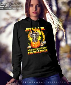 Just A Girl Who Loves Elephants Halloween Hoodie