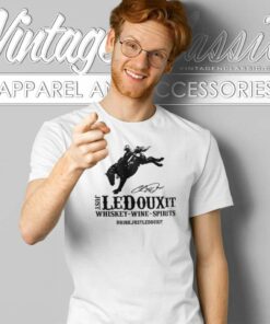 Just Ledoux It Shirt Whiskey Wine Spirits Logo T Shirt