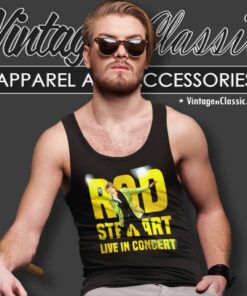 Just Rod In Rod Stewart Live In Concert Tank Top Racerback