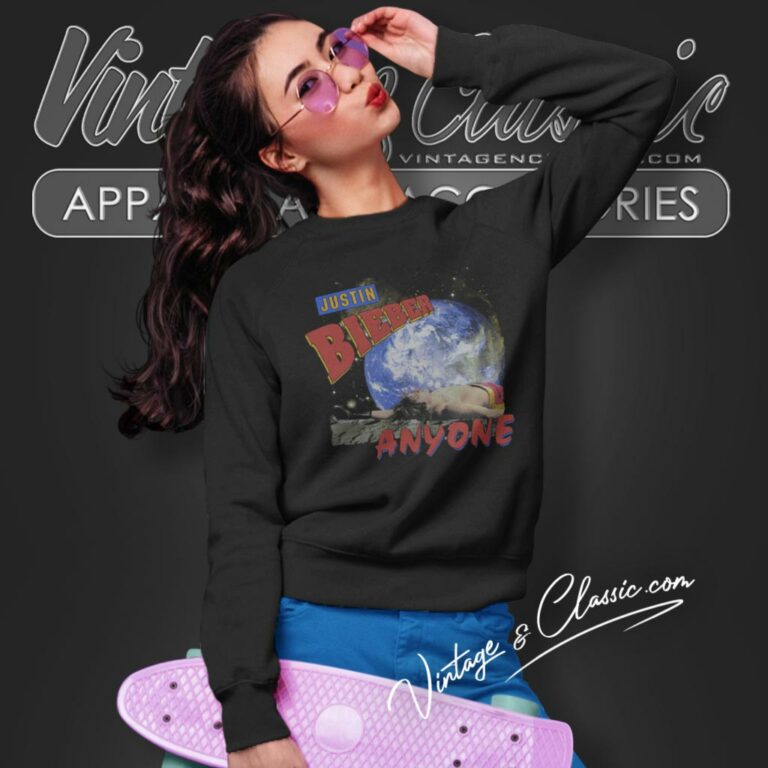 Justin Bieber Anyone Space Sweatshirt Justin Bieber Anyone Space Sweatshirt