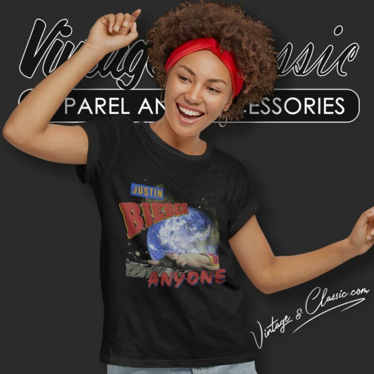 Justin Bieber Anyone Space Women T Shirt Justin Bieber Anyone Space Women T Shirt