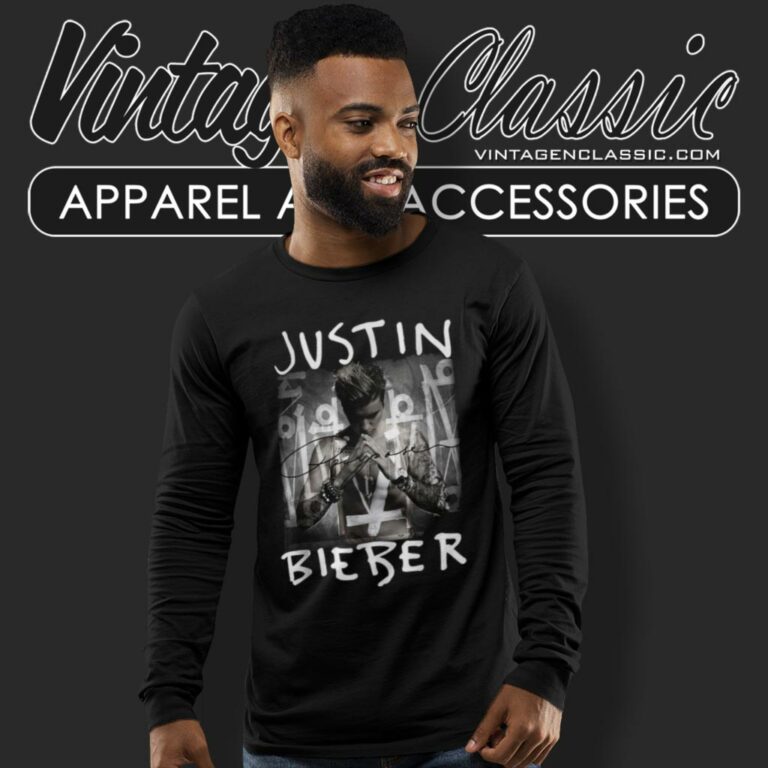 Justin Bieber Purpose Long Sleeve Tee Justin Bieber Purpose Long Sleeve Tee