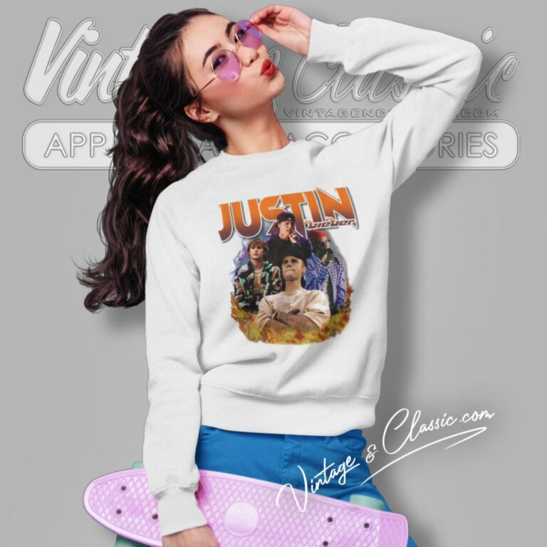 Justin Bieber Retro Sweatshirt Justin Bieber Retro Sweatshirt