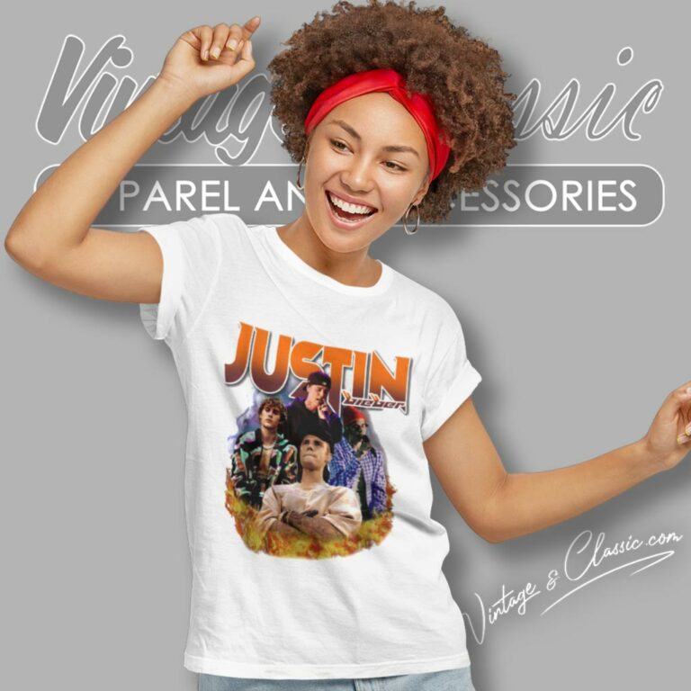 Justin Bieber Retro Women T Shirt Justin Bieber Retro Women T Shirt