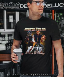 Justin Fields Chicago Bears T Shirt