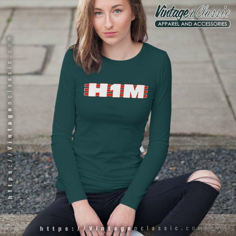 Justin Fields H1m Shirt Chicago Bears Qb Long Sleeve Tee Justin Fields H1m Shirt Chicago Bears Qb Long Sleeve Tee