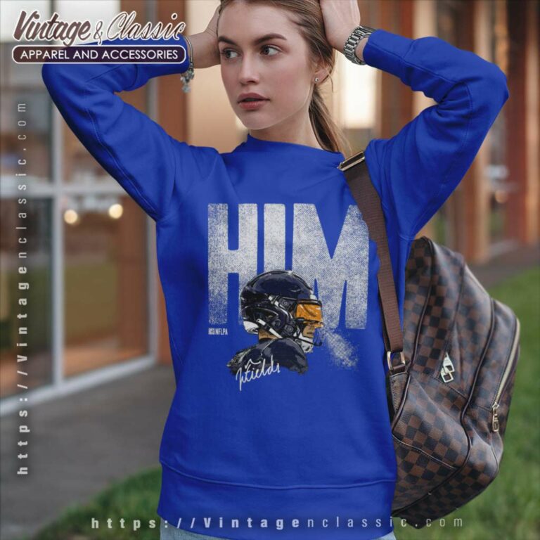 Justin Fields Shirt Him Justin Fields Chicago Bears Signature Sweatshirt Justin Fields Shirt Him Justin Fields Chicago Bears Signature Sweatshirt