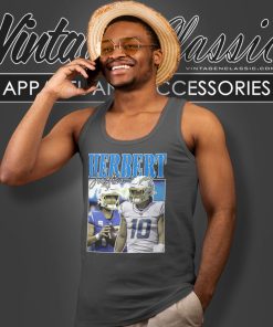 Justin Herbert Los Angeles Chargers NFL Tank Top Racerback