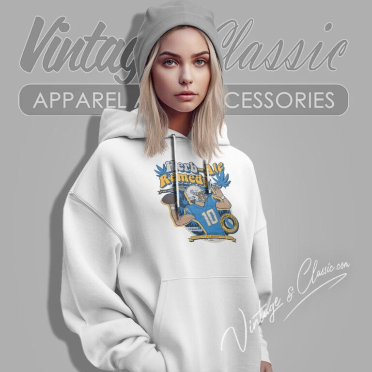 Justin Herbert Vintage Beer Label Style Hoodie Justin Herbert Vintage Beer Label Style Hoodie