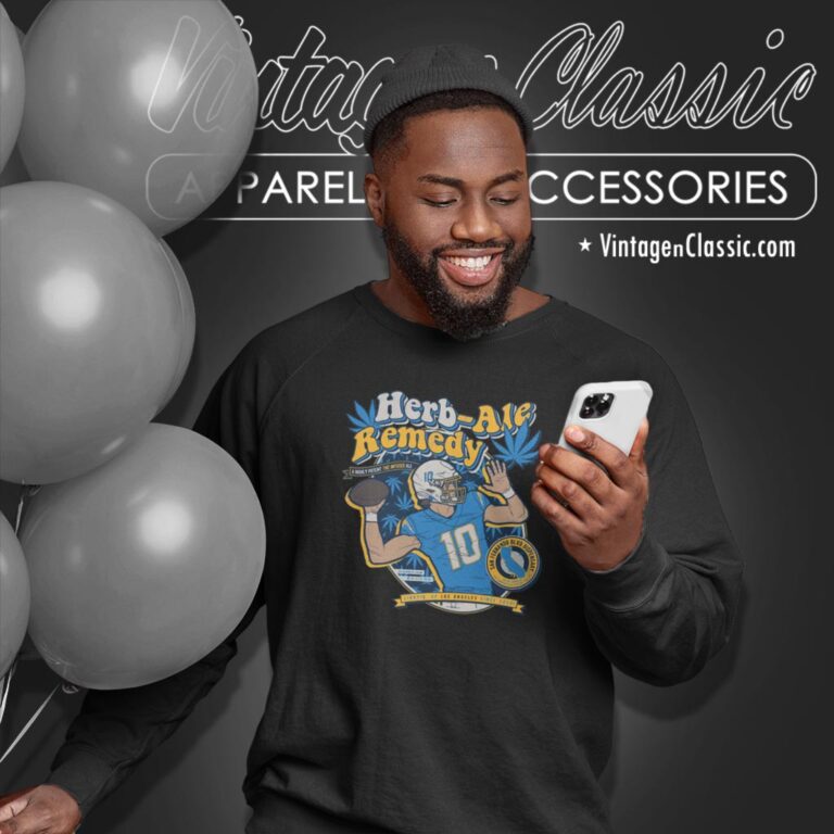 Justin Herbert Vintage Beer Label Style Sweatshirt Justin Herbert Vintage Beer Label Style Sweatshirt